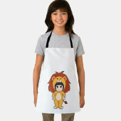 Tablier Enfant avec costume de lion (Insitu)