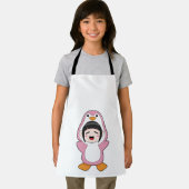 Tablier Enfant avec costume de pingouin (Insitu)