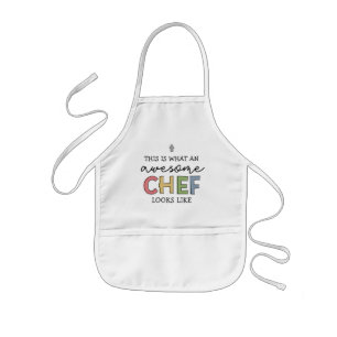 Tablier Enfant Awesome Chef Gifts   Best Chef Ever Funny Gift