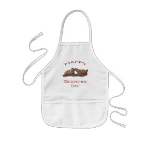 Tablier Enfant Baiser de jour de Groundhog