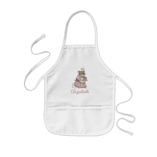 Tablier Enfant Bakery Mouse Cute Personalized (Devant)