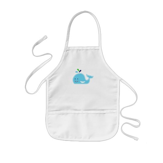 Tablier Enfant Baleine de bébé (Devant)