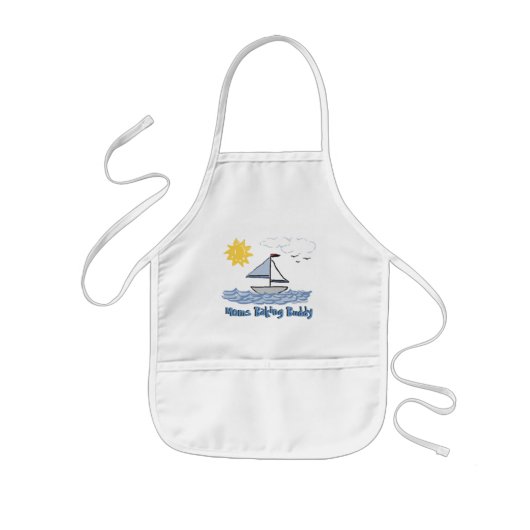 Tablier Enfant Bateau à voile O Baking Buddy (Devant)