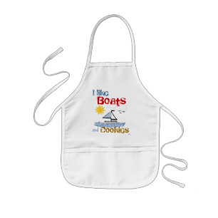 Tablier Enfant Bateaux et biscuits