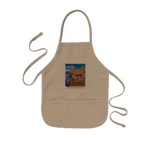 tablier enfant beige