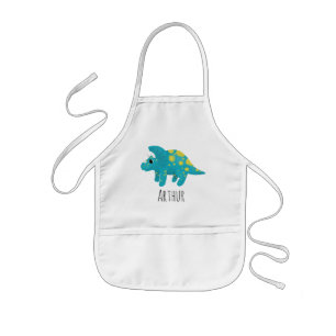 Tablier Enfant Blue Dinosaure de Boys