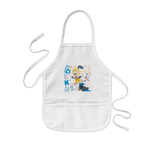 Tablier Enfant BUGS BUNNY BUILDERS™| Outils de travail de Porky P (Devant)