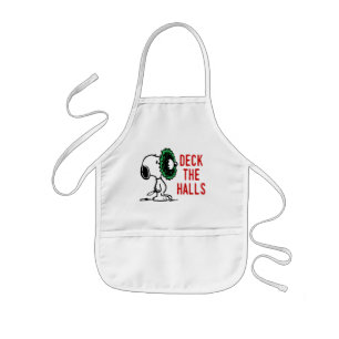 Tablier Enfant cacahuètes Snoopy pour les fêtes
