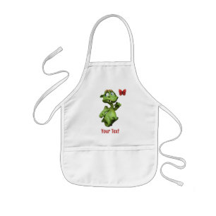 Tablier Enfant Cadeau de papillon monstre mignon