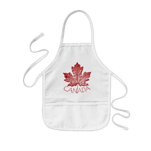 Tablier Enfant Canada Souvenir Apron Canada Maple Leaf Souvenir (Devant)