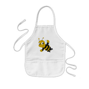 Tablier Enfant Caricature d'abeille