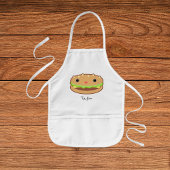 Tablier Enfant Cartoon Cute Cheeseburger