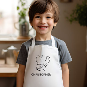 Tablier Enfant Casquette chef personnalisé