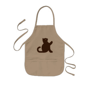 Tablier Enfant Cat dit bonjour