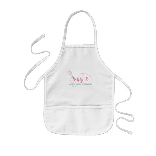 Tablier Enfant Chef Baker Whisk Boulangerie Fils (Devant)
