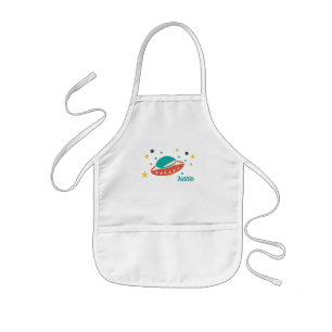 Tablier Enfant Chemise d'art de vaisseau spatial