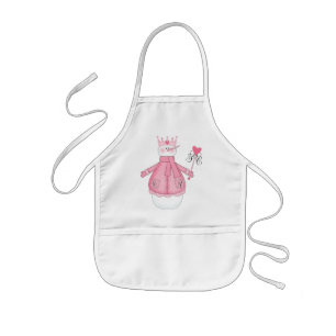 Tablier Enfant Chemises et cadeaux de vacances de la princesse de