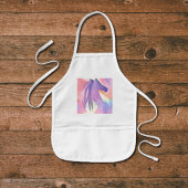 Tablier Enfant Cheval abstrait coloré