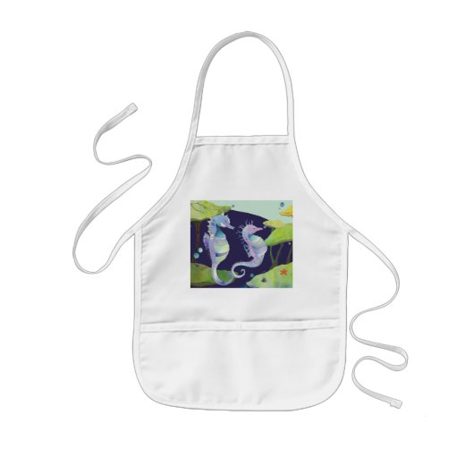 Tablier Enfant Cheval de mer (Devant)