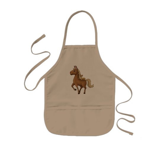 Tablier Enfant Cheval et chat (Devant)