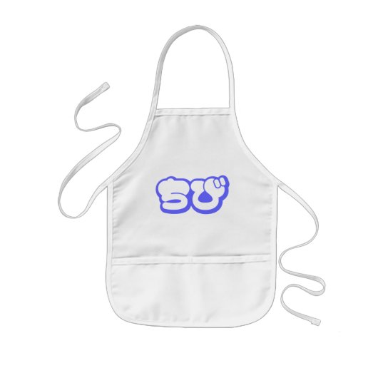 Tablier Enfant Chibi ち び japonais Nihongo Hiragana Script (Devant)
