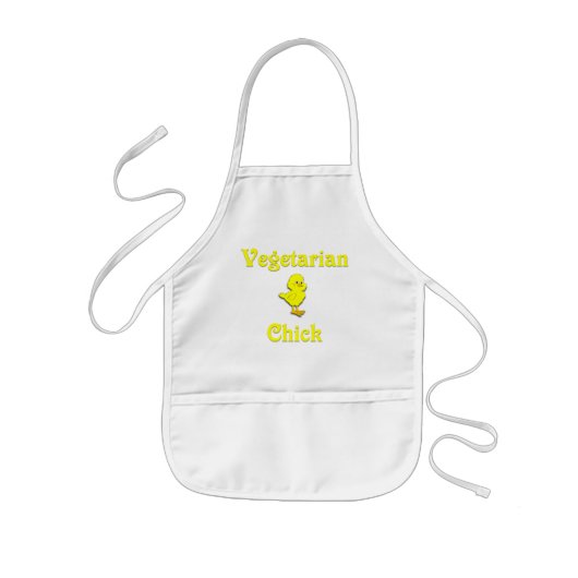 Tablier Enfant Chick végétarien (Devant)
