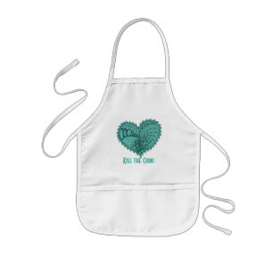 Tablier Enfant Choisissez N'Importe Quelle Couleur Coeur D'Amour