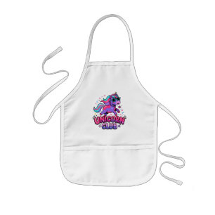 Tablier Enfant Club Lunettes de soleil Cool Licorne Mignonne