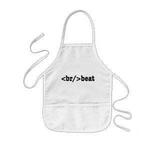 Tablier Enfant code HTML breakbeat