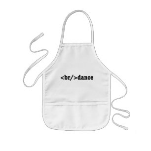 Tablier Enfant code HTML de rupture