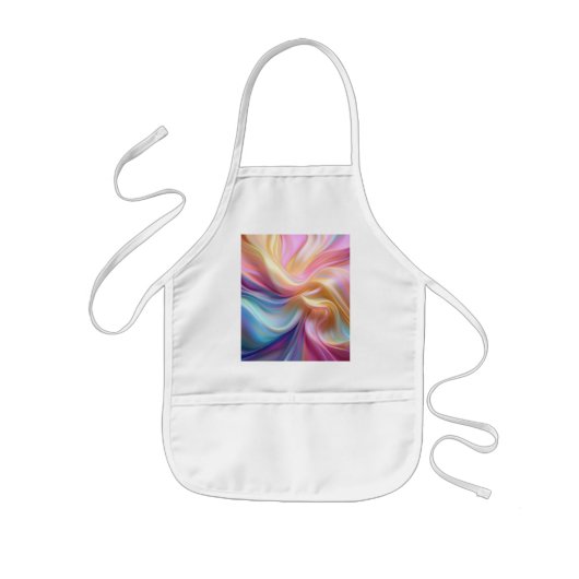 Tablier Enfant Colorful Pastel Silk (Devant)