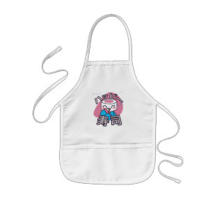 Tablier Enfant Conception de dessin animé de maître de sushi drôl