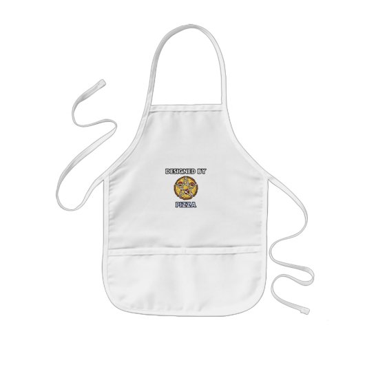 Tablier Enfant conçu par pizza (Devant)