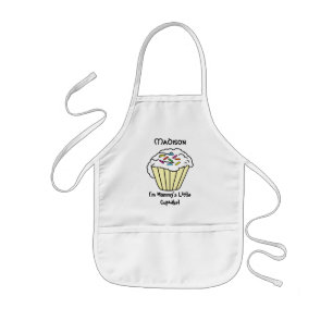 Tablier Enfant Cupcake 🧁 Jaune de maman