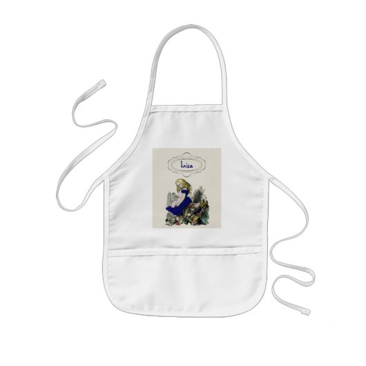 Tablier Enfant Curieux Alice ~ Apron Wonderland (Devant)