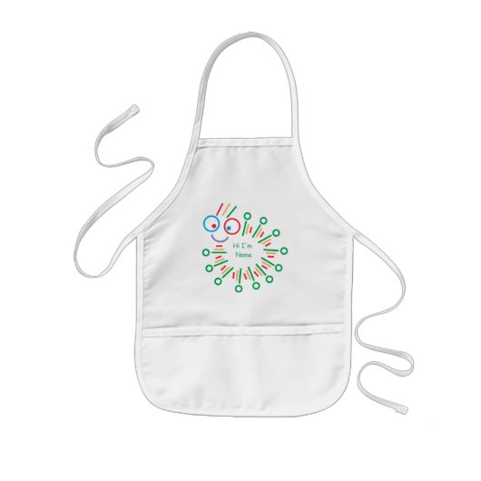 Tablier Enfant Cute Caterpillar (Devant)
