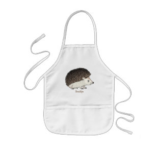 Tablier Enfant Cute prickly hedgehog cartoon