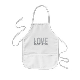 Tablier Enfant Design simple, urbain, moderne, cool Love Barcelon