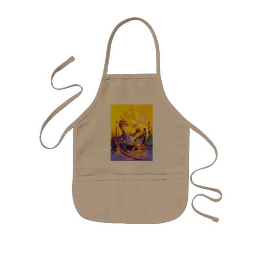Tablier Enfant Dragon Cookout Apron pour enfants (Devant)