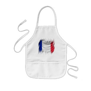 Tablier Enfant Drapeau de Français de défibreurs