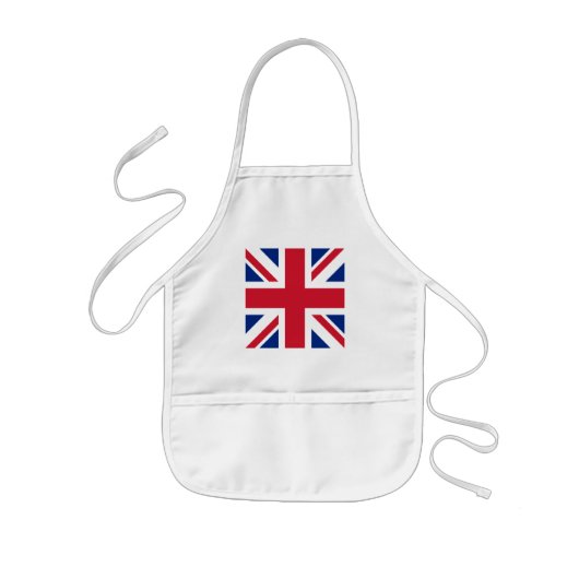 Tablier Enfant Drapeau national Union Jack Royaume-Uni Angleterre (Devant)