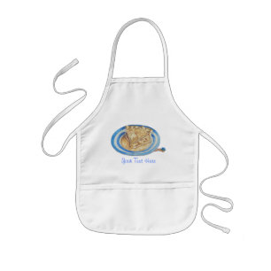 Tablier Enfant drôle de personnage de dessin animé en casquette b