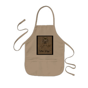 Tablier Enfant Eagle Baby & Footprints in the Sand "One Day"