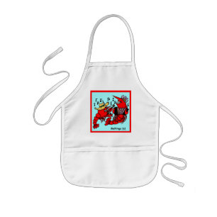 TABLIER ENFANT ÉCREVISSES MUSICALES