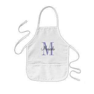 Tablier Enfant Enfants et adultes - Nom et monogramme