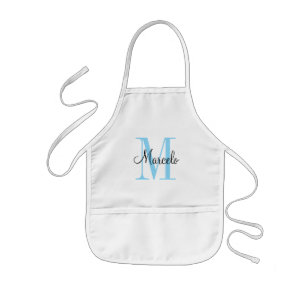 Tablier Enfant Enfants et adultes - Nom et monogramme
