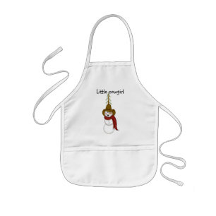 Tablier Enfant Enfants fille ou cowboy Snowman