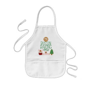 Tablier Enfant Équipement de cuisson Bussin (avec nom) Noël