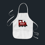 Tablier Enfant Espace enfant personnalisé<br><div class="desc">Ce tablier de train super cool peut être totalement personnalisé en ajoutant le nom de votre enfant ! Si vous souhaitez obtenir de l'aide sur la personnalisation,  veuillez cliquer sur le lien de contact pour envoyer au concepteur un message personnel détaillé.</div>