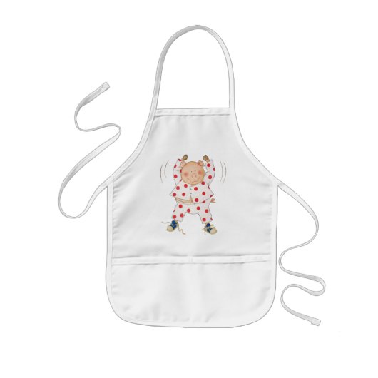 Tablier Enfant Exercice porcin mignon (Devant)